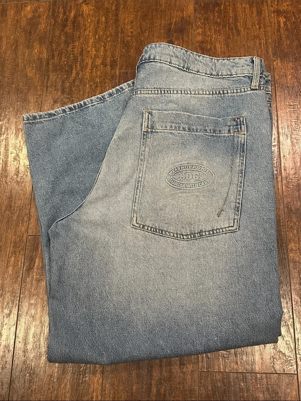 Urban Outfitters BDG Light Blue Relaxed Wide-Leg Jeans